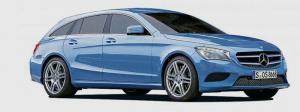 Универсал Mercedes CLA Shooting Brake попался без камуфляжа