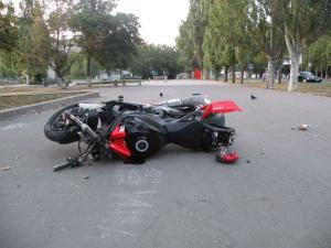 В Могилеве столкнулись попутные мотоциклы Kawasaki и Honda