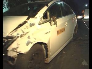В Киеве произошло ДТП с участием милицейской Toyota Prius