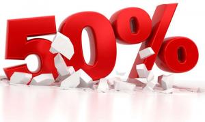 50% скидка на оплату штрафа одобрена