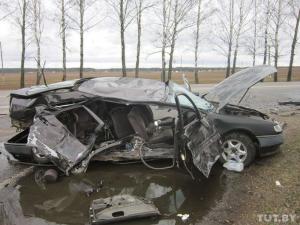 Под Молодечно столкнулись Renault и Hyundai