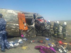 15 человек погибли в жутком ДТП в Жамбылской области 