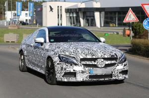 Первые тесты Mercedes C63 AMG Coupe