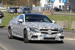 Шпионские снимки Mercedes-Benz C63 AMG Coupe 2016 года 