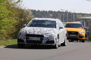 Шпионские снимки Audi S4 2016 года 