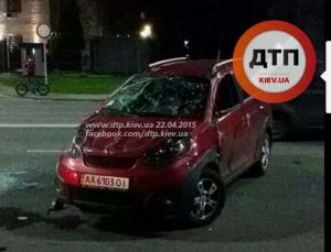 В Киеве у российского посольства произошла авария