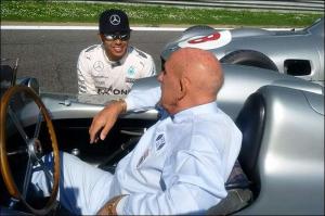 Хэмилтон сел за руль Mercedes-Benz W196 в Монце