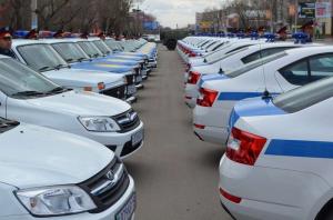 Казахстанская полиция получила новые служебные автомобили