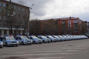 Казахстанская полиция получила новые служебные автомобили 