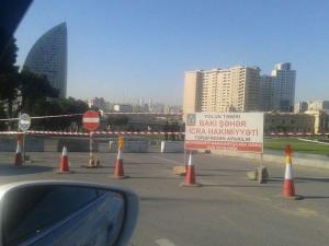 В Баку опять закроют центральный проспект