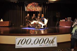 Компания BRP выпустила 100 000-ый Can-Am Spyder