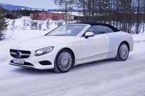 Шпионские снимки Mercedes-Benz S-Class Cabriolet 2016 года 