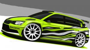 Skoda знакомит с прототипом гоночного универсала Fabia Combi R5