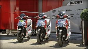KYMCO - официальный поставщик скутеров для Ducati Corse