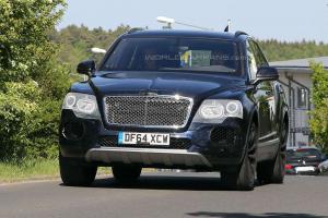 Шпионские снимки Bentley Bentayga 2016 года 