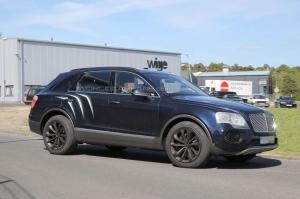 Шпионские снимки Bentley Bentayga 2016 года 