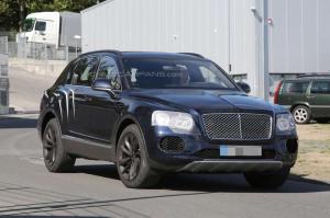 Шпионские снимки Bentley Bentayga 2016 года 