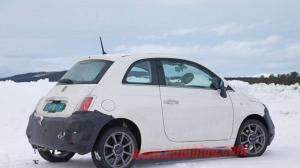 Шпионские снимки Fiat 500 2016 года 