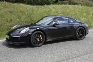 Шпионские снимки Porsche 911 2016 года 