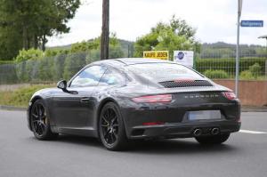 Шпионские снимки Porsche 911 2016 года 