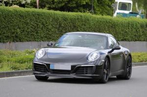 Шпионские снимки Porsche 911 2016 года 