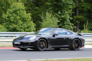Шпионские снимки Porsche 911 2016 года 