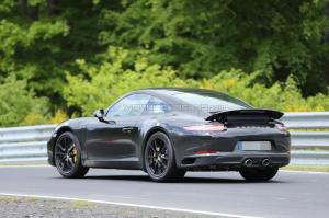 Шпионские снимки Porsche 911 2016 года 