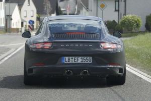 Шпионские снимки Porsche 911 2016 года 