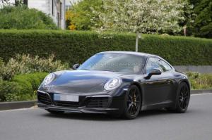 Шпионские снимки Porsche 911 2016 года 