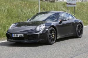 Шпионские снимки Porsche 911 2016 года 