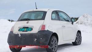 Шпионские снимки Fiat 500 2016 года 