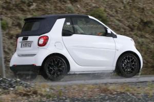 шпионские снимки Smart ForTwo 2016 года 