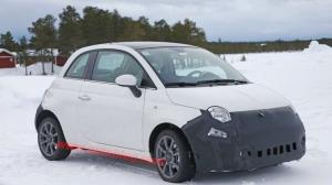 Шпионские снимки Fiat 500 2016 года 
