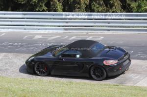Шпионские снимки Porsche Boxster 2016 года 