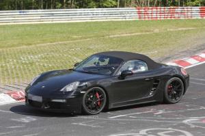 Шпионские снимки Porsche Boxster 2016 года 