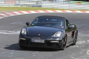 Шпионские снимки Porsche Boxster 2016 года 