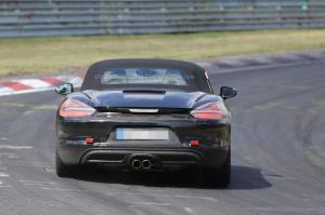 Шпионские снимки Porsche Boxster 2016 года 