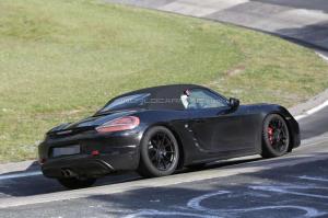 Шпионские снимки Porsche Boxster 2016 года 