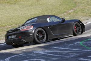 Шпионские снимки Porsche Boxster 2016 года 