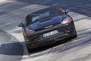 Шпионские снимки Porsche Boxster 2016 года 