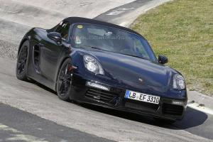 Шпионские снимки Porsche Boxster 2016 года 