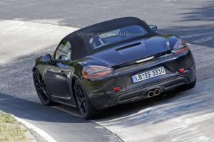 Шпионские снимки Porsche Boxster 2016 года 