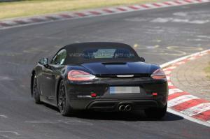 Шпионские снимки Porsche Boxster 2016 года 