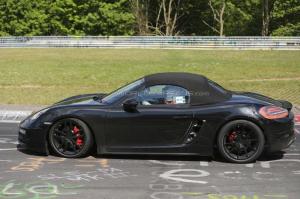 Шпионские снимки Porsche Boxster 2016 года 