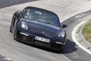 Шпионские снимки Porsche Boxster 2016 года 