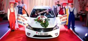 Произведен 1 000 000-ый Kia ceed