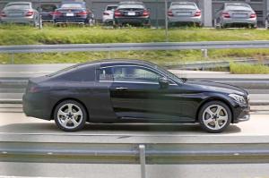 Шпионские снимки Mercedes-Benz C-Class Coupe 2016 года 