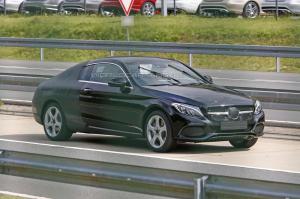 Шпионские снимки Mercedes-Benz C-Class Coupe 2016 года 