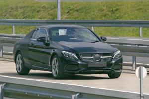 Шпионские снимки Mercedes-Benz C-Class Coupe 2016 года 