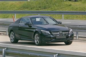 Шпионские снимки Mercedes-Benz C-Class Coupe 2016 года 
